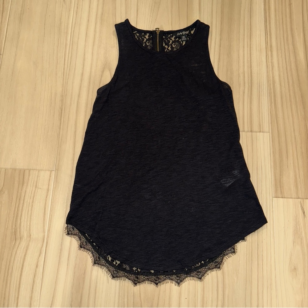 Lucky brand lace back tank